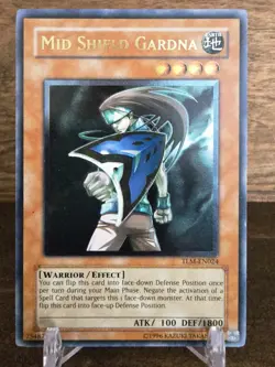 Yugioh Card Mid Shield Gardna (UTR) TLM-EN024 The Lost Millennium LP - Image 1