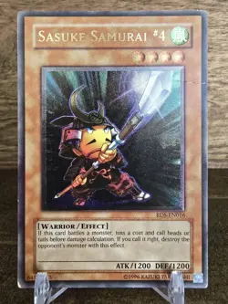 Yugioh Card Sasuke Samurai #4 (UTR) Ultimate Rare Rise of Destiny RDS-EN016 MP - Image 1