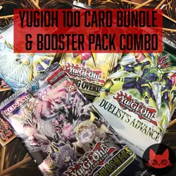 YUGIOH! MIXED CARD BUNDLE 10 - 100 CARDS! Common & Rare Joblot all Different - Image 1