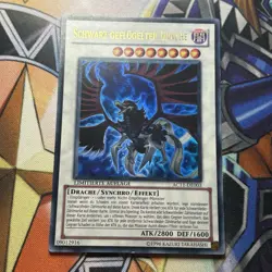 Yugioh! Schwarz Geflugelter Drache Ultra Rare - AC11-DE009 Limitierte Auflage DE - Image 1