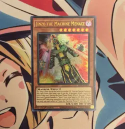 Yugioh - Jinzo the Machine Menace LED7-EN031 1st Edition Ultra Rare NM - Image 1