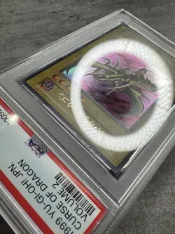 Yugioh Card Japanese Curse of Dragon Ultra Rare PSA 9 Mint, Volume 2 1999 (1) - Image 5