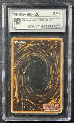 ELEMENTAL HERO GRAND NEOS CGC 2 2007 YU-GI-OH! STRIKE OF #STON-DE035 GERMAN RARE - Image 2