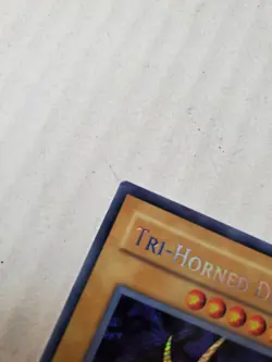 Yugioh TCG CCG Tri-Horned Dragon LOB-000 2017 NM - Image 3
