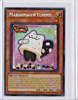 Marshmao ☆ Yummy DOOD-EN024 Secret Rare Yu-Gi-Oh Doom of Dimensions - Image 1