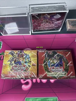 Yugioh Retro Pack 1 & Retro Pack 2 Booster Box Set! Factory Sealed OTS Exclusive - Image 1