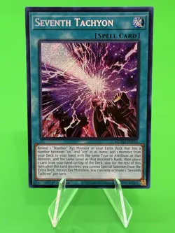 Yu-Gi-Oh Maze Of The Master Seventh Tachyon Secret Rare MZTM-EN016 NM!!! - Image 1