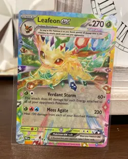 Pokemon TCG Leafeon ex 006/131 Prismatic Evolutions Card NM - Image 1