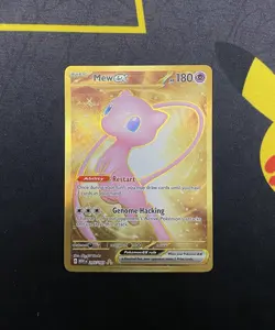 Pokemon Mew EX TCG 205/165Sv: Scarlet & Violet 151 Gold Ultra Rare Holo Card - Image 1
