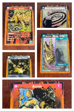 Rage CCG Card LOT of (5) Alestro Wild Animals Visit From White Father Ritual - Image 1