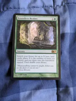 Magic the Gathering MTG 2012 M13 Set Card -- Boundless Realms 162/249 - Image 1