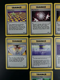 Pokemon TCG Vintage Gym Challenge Trainer Lot - 7 Cards (WOTC Era, 2000) - Image 2