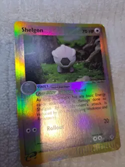 Pokemon Shelgon 41/97 EX Dragon Reverse Holo Uncommon E-reader Card - Image 1