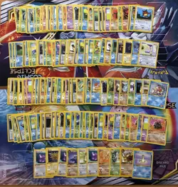 Vintage Pokemon Card Lot WOTC Sets Era Fire First Edition 145 Cards NM - Image 1