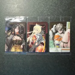 R317 Nikke Goddess of Victory Wafer 3 Sealed Holo Card Moran Tove Trony - Image 1