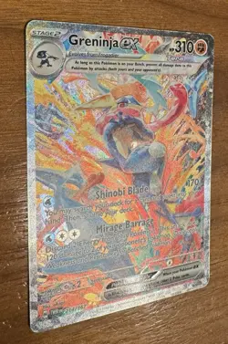 Greninja ex 214/167 SIR Twilight Masquerade Holo Pokemon Card -Super Rare! - Image 2