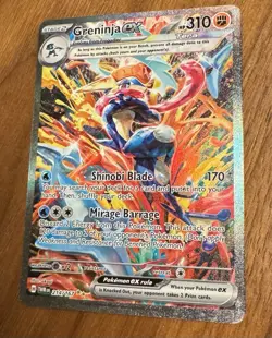 Greninja ex 214/167 SIR Twilight Masquerade Holo Pokemon Card -Super Rare! - Image 5