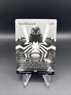 MTG Magic 0019 Opposition Agent Borderless Mythic Card MAR Universe Spiderman - Image 1