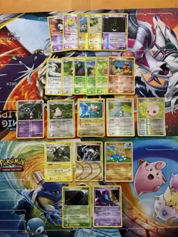 Vintage Pokemon Card Lot Holo Reverse Holo Fire Hitmontop Arceus Cleffa - Image 1