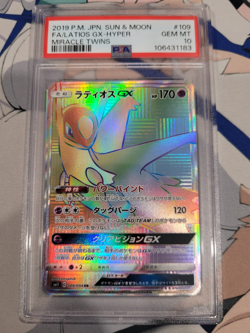 PSA 10 Latios GX 109/094 2019 Miracle Twins Japanese Pokemon Card - Image 1