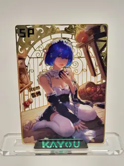 Rem Re:Zero Serialized #26/200 SP Metal Card Goddess Story - Image 1