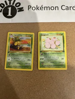 Exeggutor + Exeggcute 1st Edition Pokemon Card Lot Vintage WOTC - Image 1