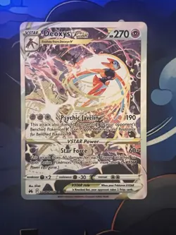 Pokemon Deoxys VSTAR TCG Crown Zenith Galarian Gallery GG46/GG70 Ultra Rare Card - Image 1