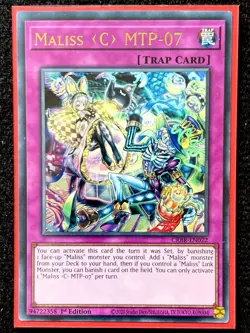 Maliss C MTP-07 Ultra Rare 1st Edition Mint Yu-Gi-Oh! Card [CRBR-EN022] - Image 1
