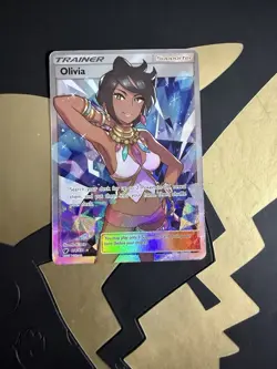 Olivia Full Art Trainer 119/147 Burning Shadows Pokemon Card NM Ultra Rare - Image 1