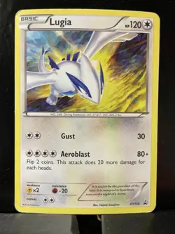 Pokemon Card Lugia XY156 Black Star Promo Holo DM - Image 1