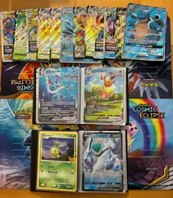 Pokemon Card Full Art Alt Art Promo Jumbo Fire Flareon Jolteon Vaporeon 56 Cards - Image 1