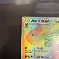 Pokemon TCG Umbreon GX 154/149 Secret Rare Rainbow Holo Card Sun & Moon Base - Image 4