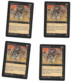 Set Of 4 Dauthi Horror MP Tempest Magic The Gathering Playset Trading Card - Image 3