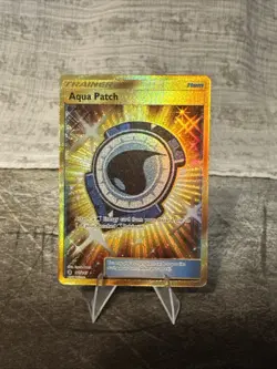 Pokemon Guardians Rising Aqua Patch 161/145 Secret Rare Card NM - Image 1