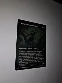 Nissa, Resurgent Animist (Foil Etched) March of the Machine: The Aftermath Foil - Image 3