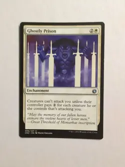 Ghostly Prison NM Conspiracy 2: Take the Crown Uncommon Mtg - Image 1