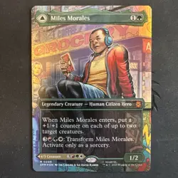 Miles Morales (0200) (Borderless) Marvel's Spider-Man Foil NM - Image 1