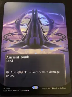 Ancient Tomb (0136) (Borderless) (Galaxy Foil) Edge of Eternities - Image 1