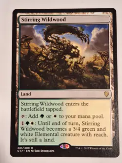 Stirring Wildwood - Commander: 2017 - Magic the Gathering MTG Nice! - Image 1