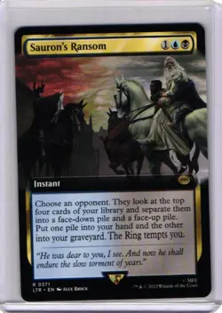 MTG Sauron's Ransom (371/883) The Lord of the Rings Tales of Middle-earth LP - Image 1