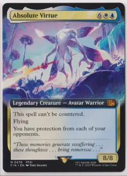 MTG Absolute Virtue (Extended Art) Final Fantasy Regular - Image 1