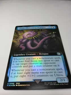 MTG FINAL FANTASY (FIN) - Ultros, Obnoxious Octopus (Extended Art) - FOIL - Image 2
