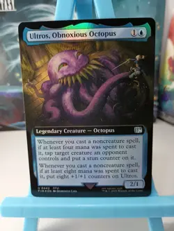 MTG FINAL FANTASY (FIN) - Ultros, Obnoxious Octopus (Extended Art) - FOIL - Image 3