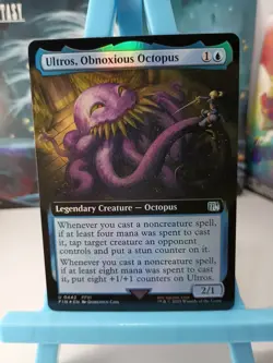 MTG FINAL FANTASY (FIN) - Ultros, Obnoxious Octopus (Extended Art) - FOIL - Image 4