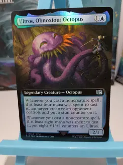 MTG FINAL FANTASY (FIN) - Ultros, Obnoxious Octopus (Extended Art) - FOIL - Image 5