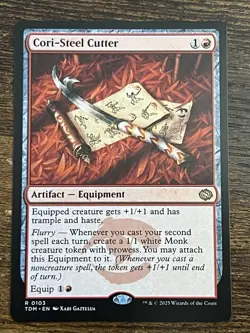Cori-Steel Cutter - Tarkir: Dragonstorm (TDM) - EN R 0103 - Image 1