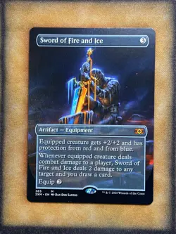 MTG Sword of Fire and Ice 365 Mythic Borderless Double Masters NM - Image 1