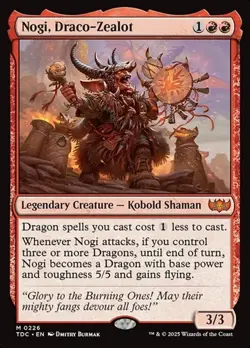 Nogi, Draco-Zealot TDC NM MTG - Image 1
