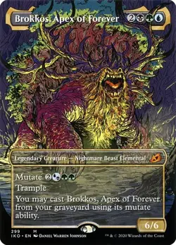 Brokkos, Apex of Forever - Extended Art Showcase IKO NM MTG - Image 1