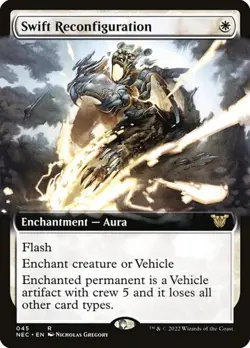 Swift Reconfiguration - Extended Art NEC NM MTG - Image 1